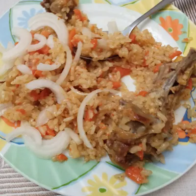 Плов с говядиной