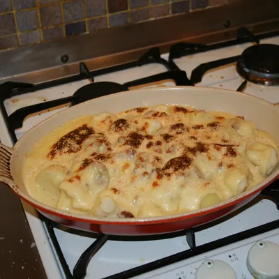 Цветная капуста, запеченная с сыром