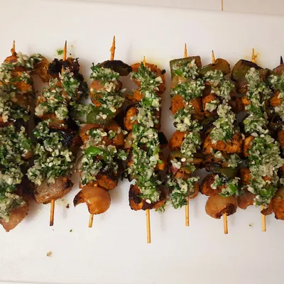 Куриный шашлык в духовке