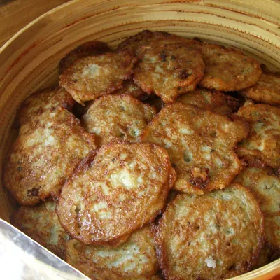 Драники со сметаной