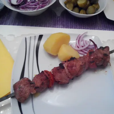 Шашлык из свинины в духовке